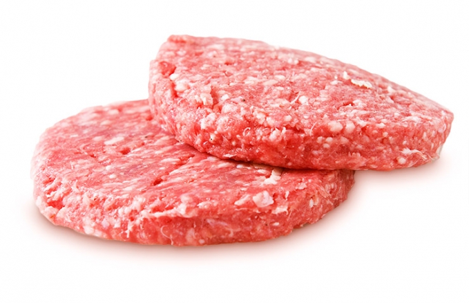 Hamburger uncooked